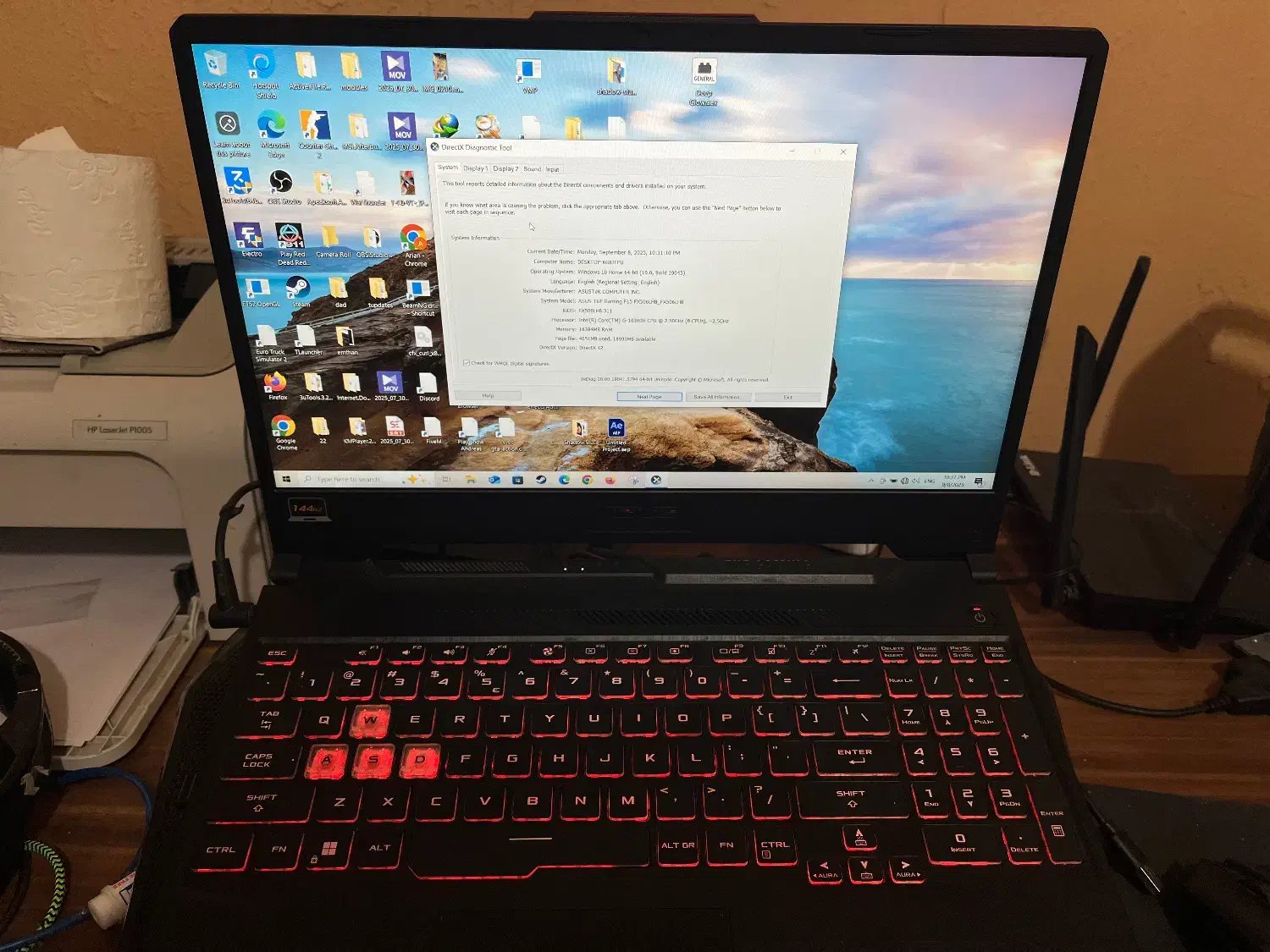 لپ تاپ ایسوس مدل TUF Gaming F15 FX506LHB-HN323|رایانه همراه|شیراز, باهنر|دیوار