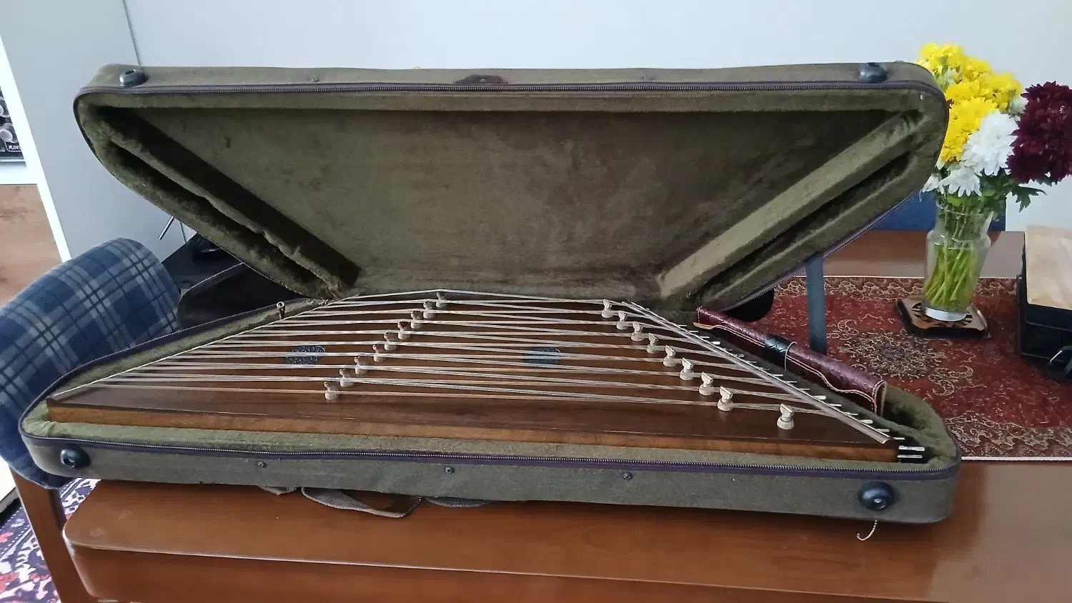 سنتور موسوی ۲ مهر ویژه  با کیف مخصوص و مضراب ویژه|سازهای سنتی|پرند, فاز ۴|دیوار