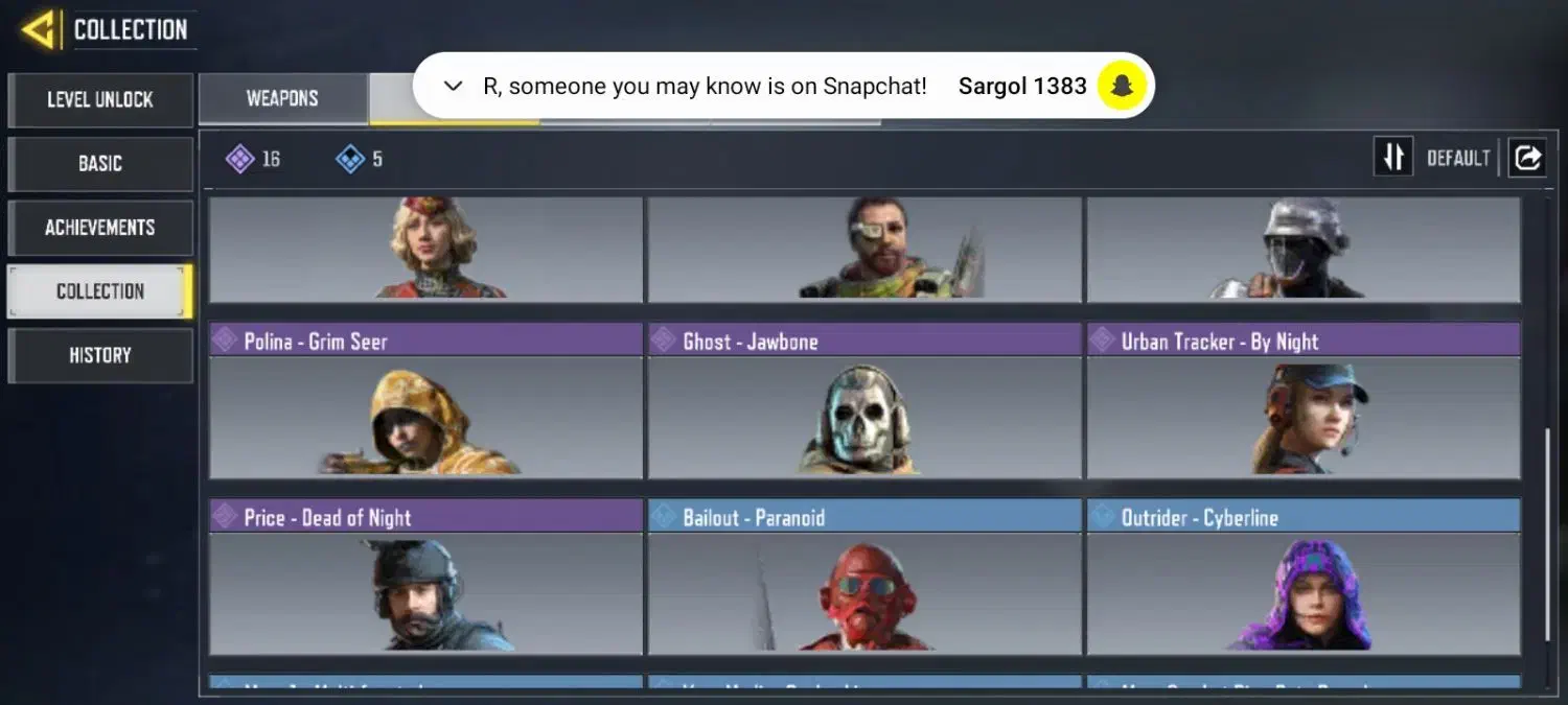 اکانت کالاف مبایل|کنسول، بازی ویدئویی و آنلاین|ایلام, |دیوار