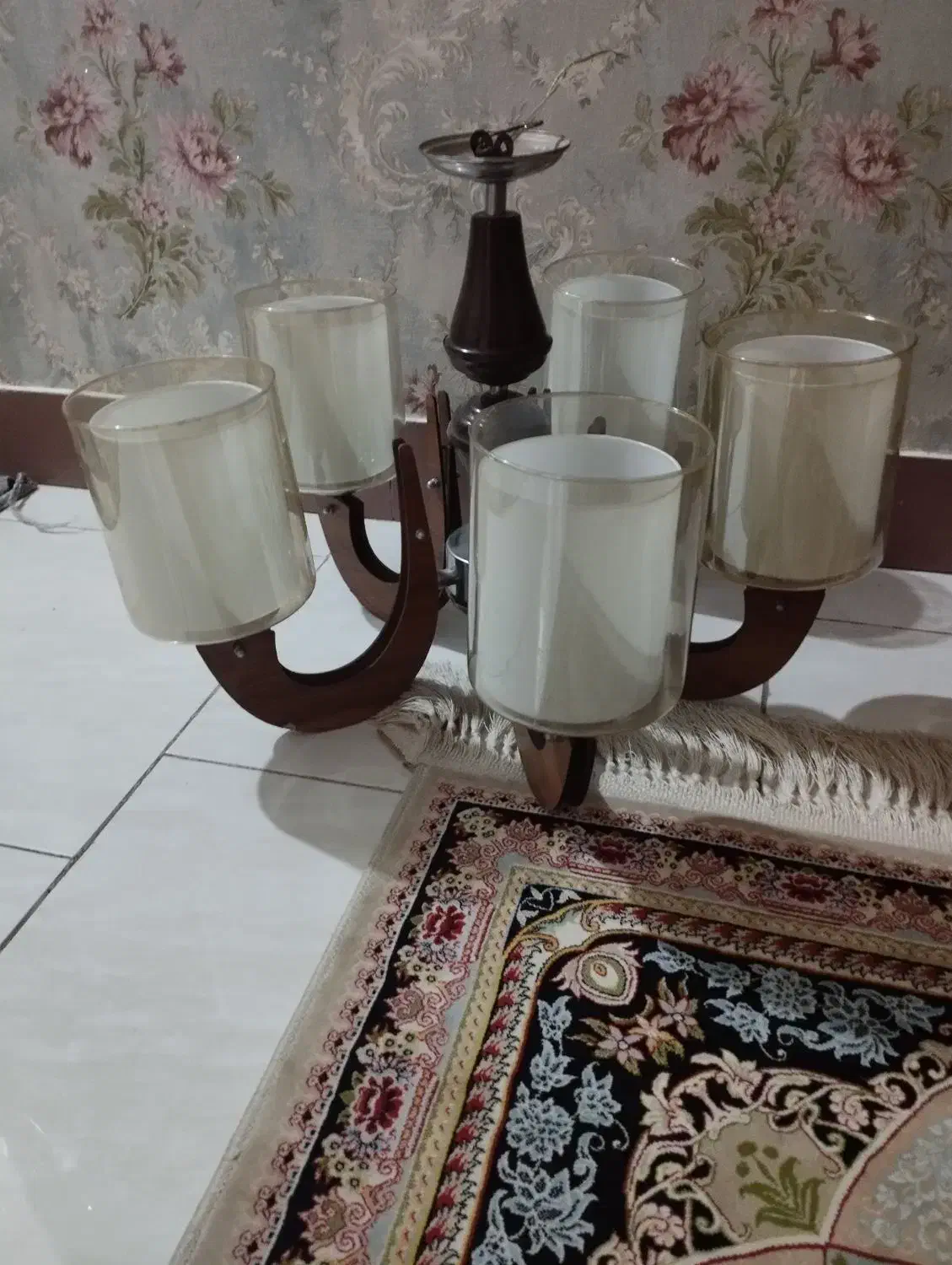 لوستر|لوستر و چراغ آویز|آبیک, |دیوار