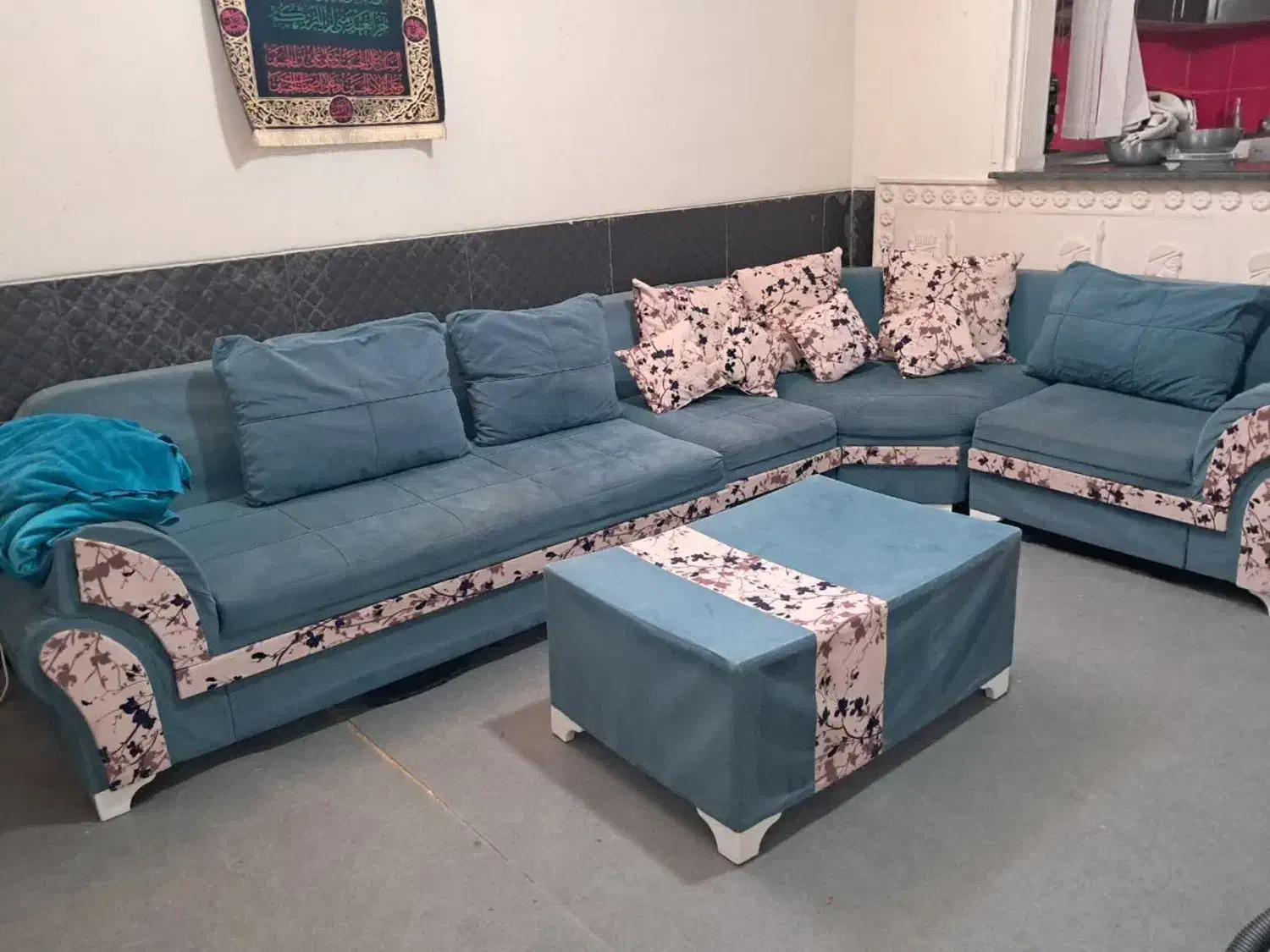 مبل راحتی۷نفره|مبلمان خانگی و میز عسلی|شیراز, نیستان|دیوار