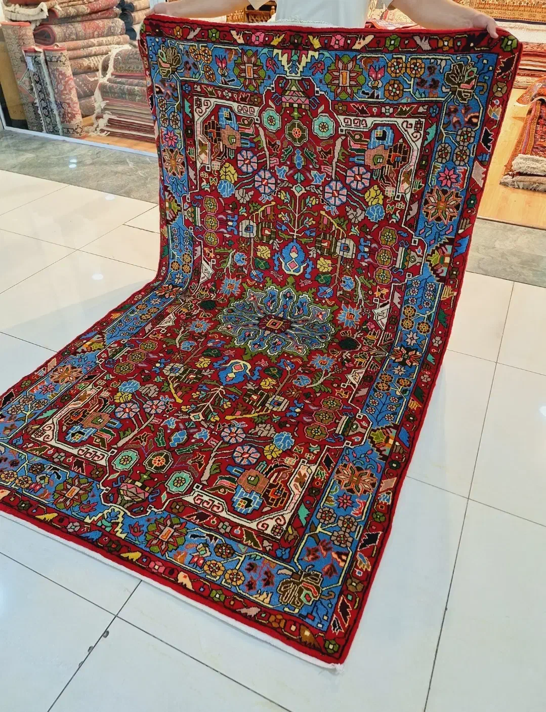 قالی ۴متری دستباف عشوندی|فرش|تهران, اکباتان|دیوار