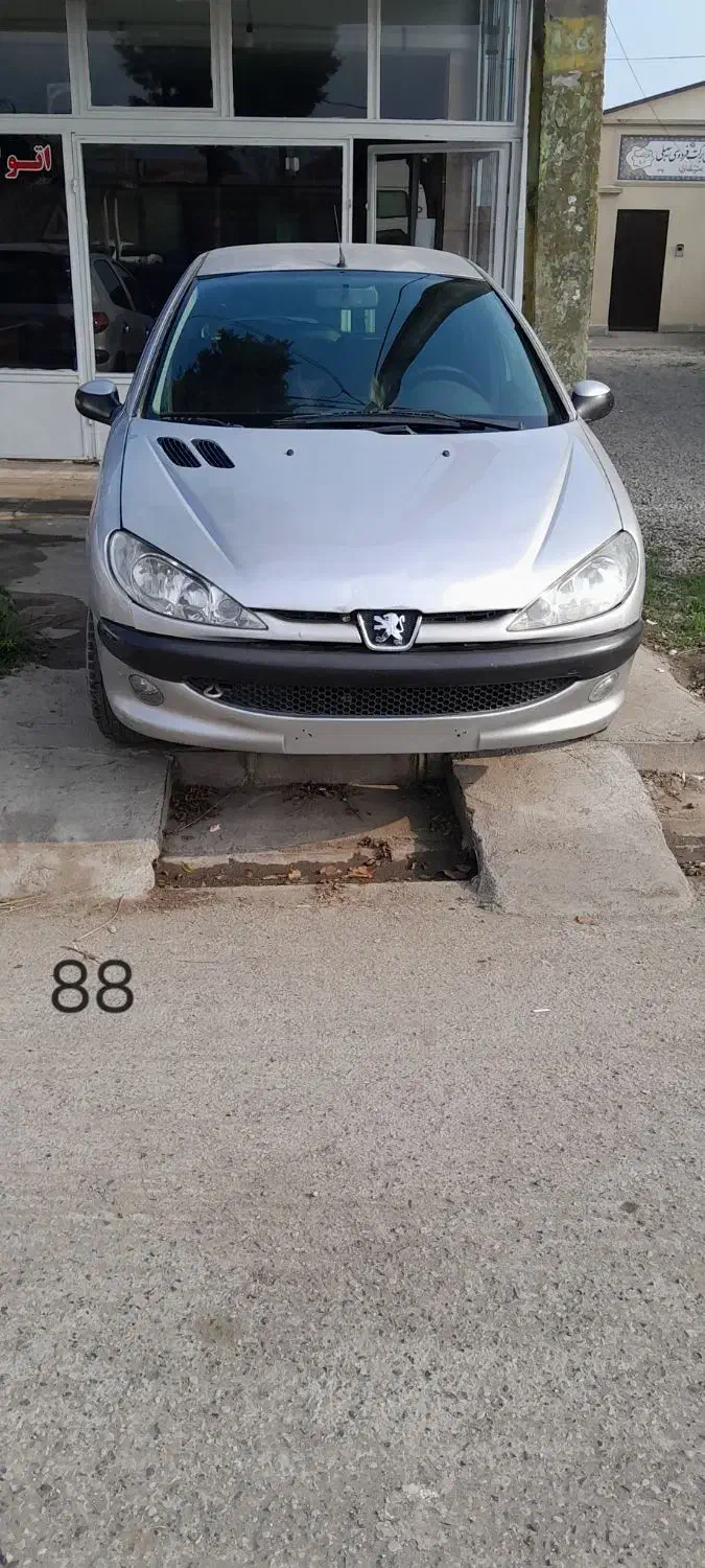 206 تیپ ۲ مدل ۸۸ شاسی سالم|خودرو سواری و وانت|لوندویل, |دیوار