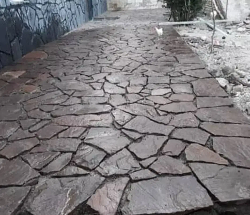 انواع سنگ لاشه سنگ‌فرش|خدمات پیشه و مهارت|نور, |دیوار