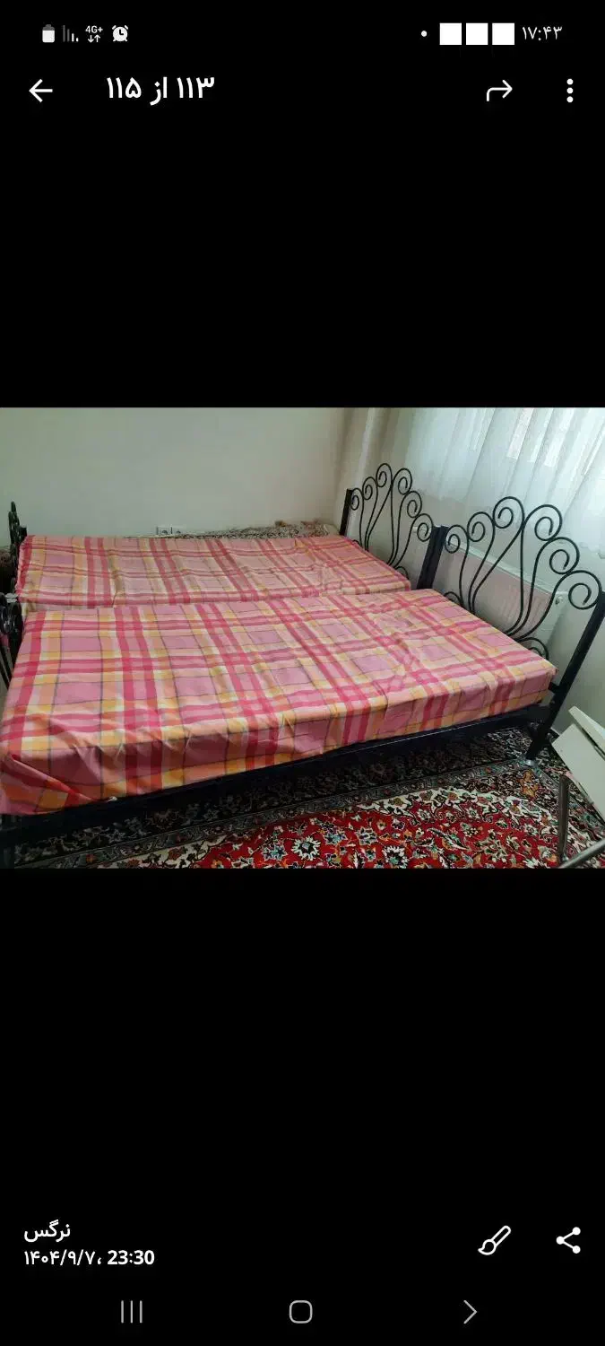 تخت فلزی|تخت و سرویس خواب|گنبد کاووس, |دیوار