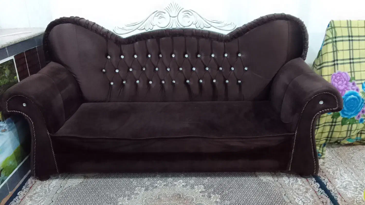 مبل هشت نفره سالم|مبلمان خانگی و میز عسلی|ملکان, |دیوار