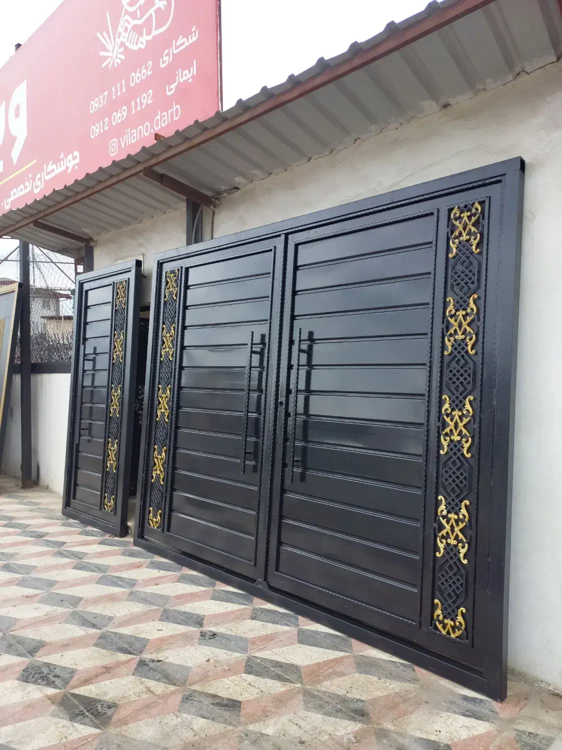 دروازه ست مدرن ، بغل فرفورژه|مصالح و تجهیزات ساختمان|چالوس, |دیوار