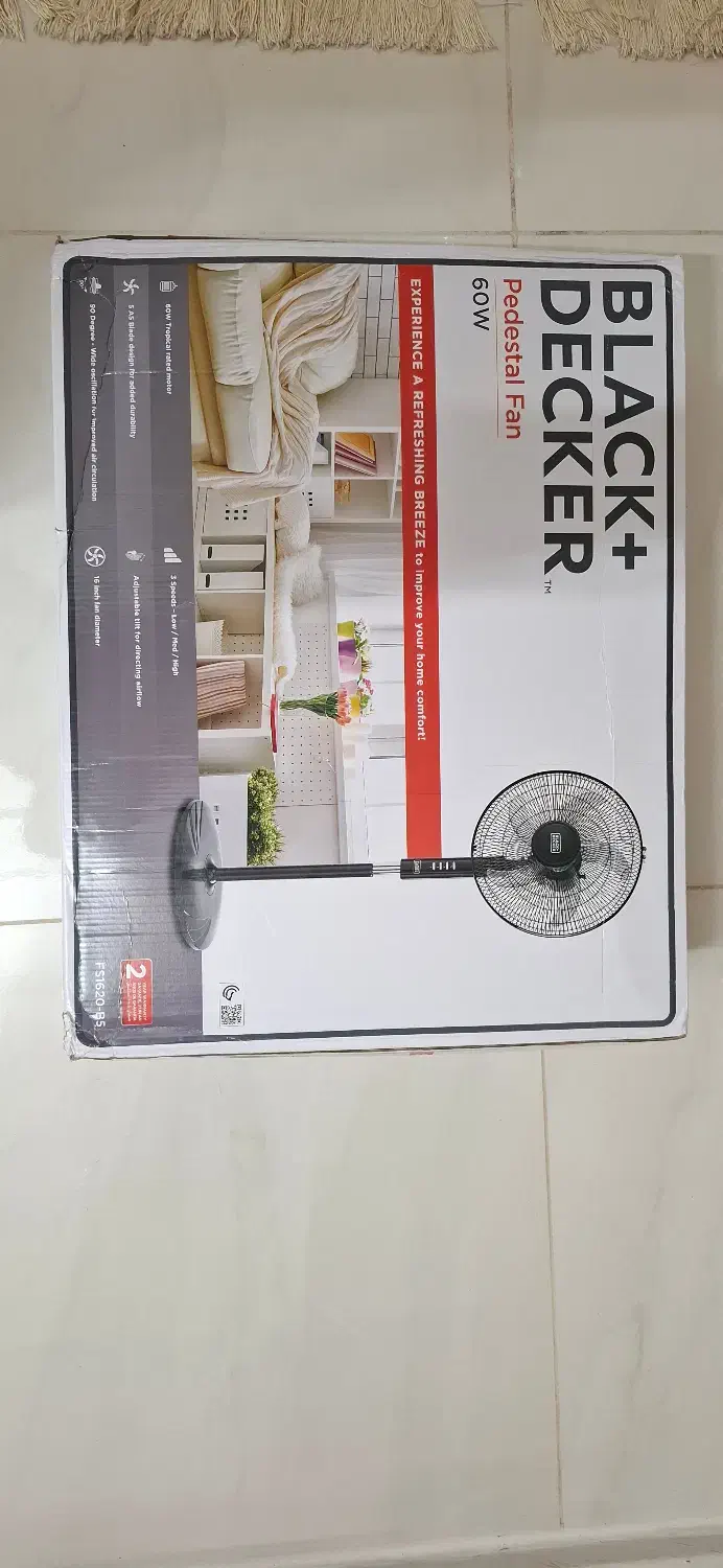 پنکه اروپایی بلک انددکر|پنکه و تصفیه‌کنندهٔ هوا|شهرضا, |دیوار