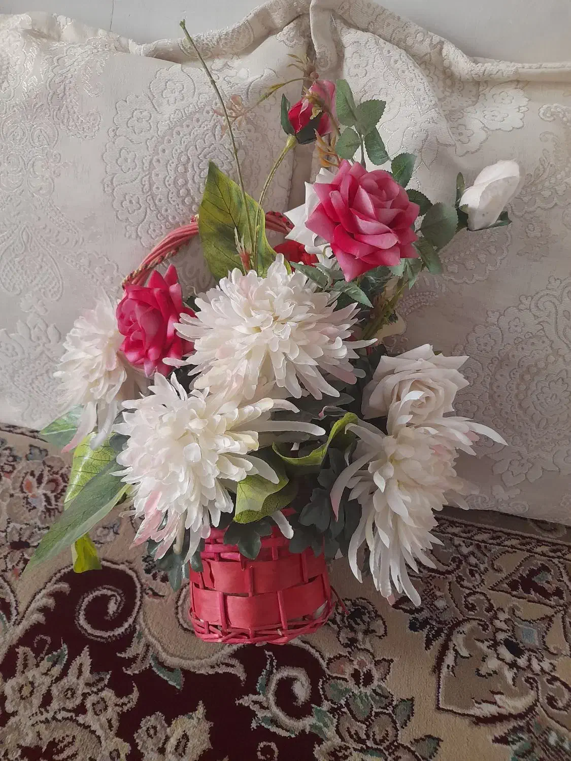 گل و گلدان قشنگ|گل مصنوعی|ورامین, ورامین|دیوار