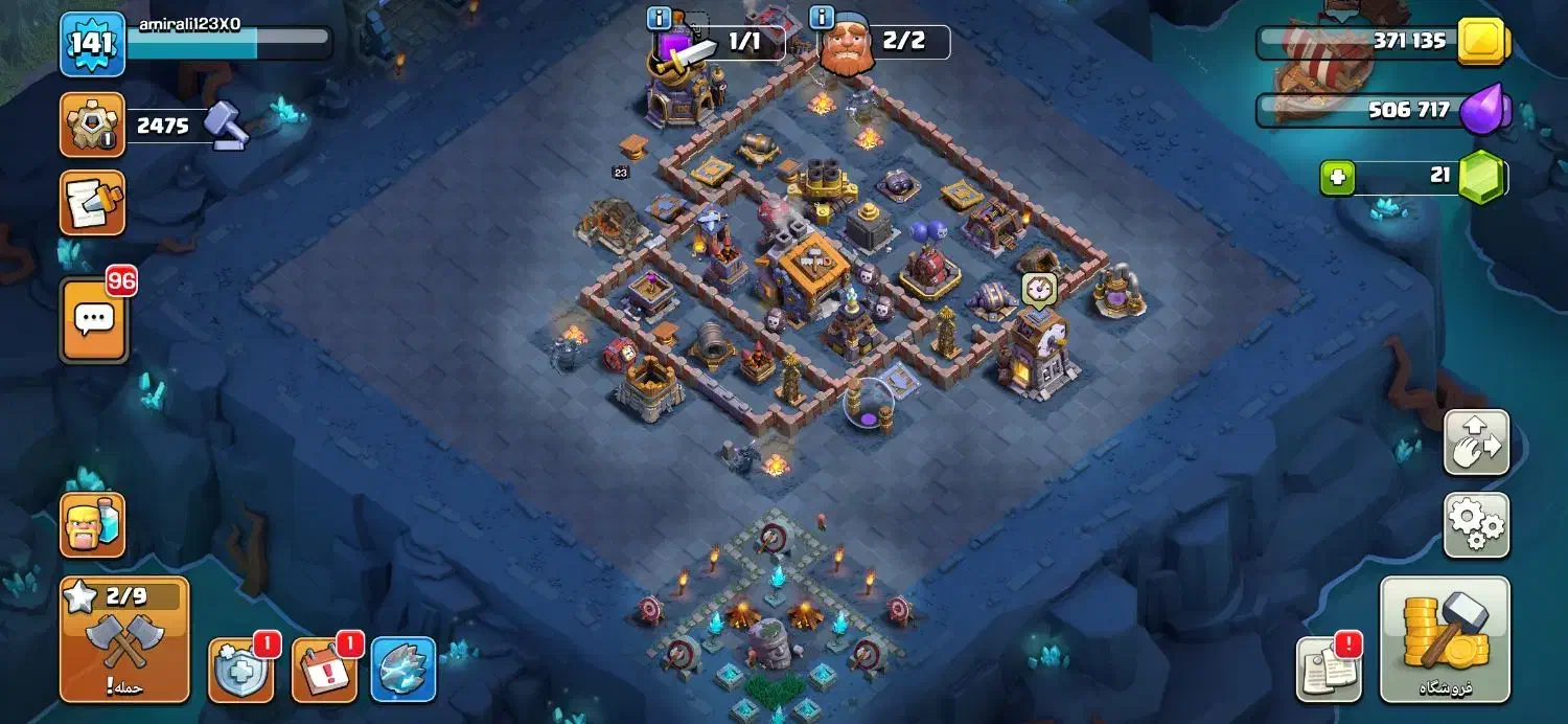 اکانت کلش فقط حضوری|کنسول، بازی ویدئویی و آنلاین|بم, |دیوار