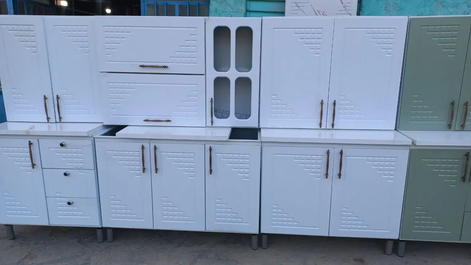 کابینت بدنه فلزی درب ام دی اف ممبران|مصالح و تجهیزات ساختمان|یاسوج, |دیوار