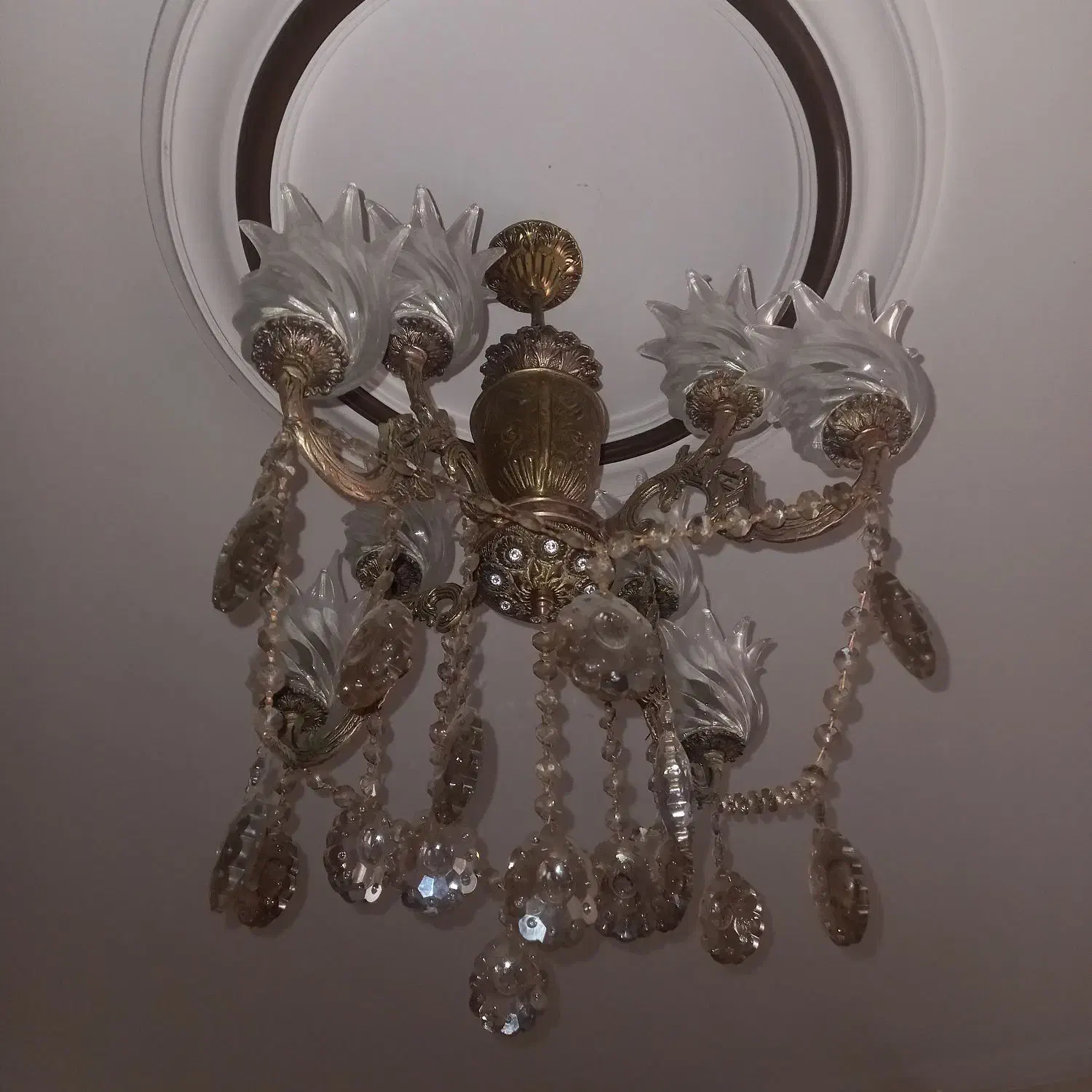 لوستر برنجی|لوستر و چراغ آویز|محمدشهر, عباس آباد|دیوار