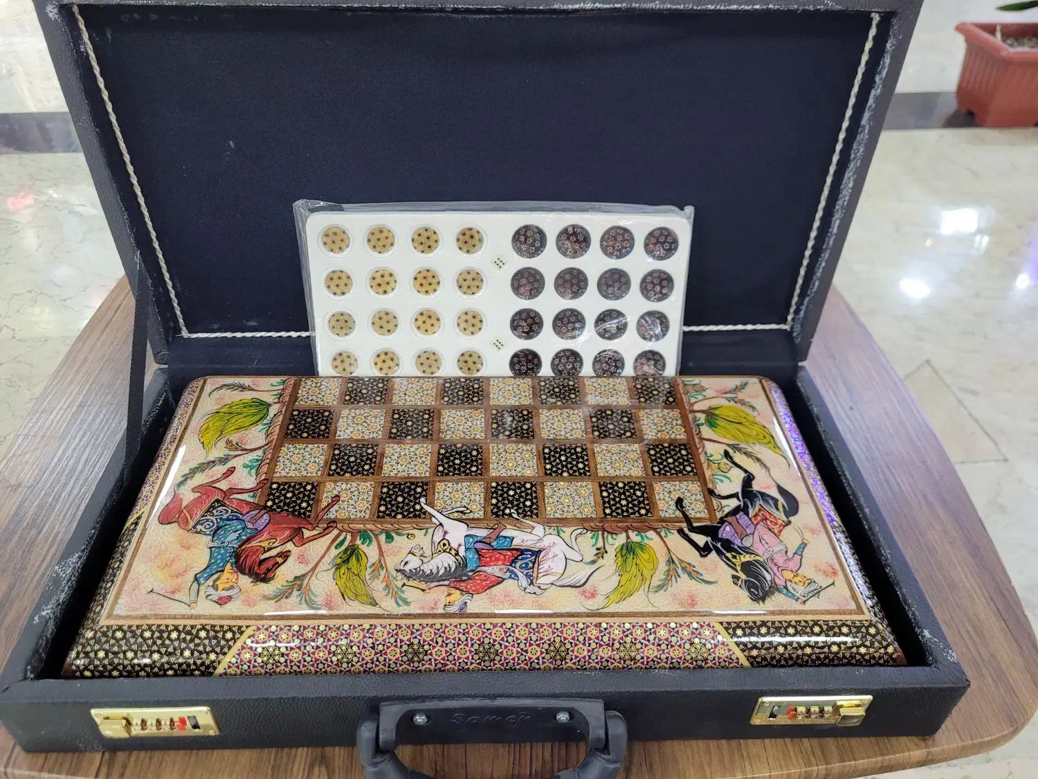 تخته نرد خاتم اصفهان اورجینال|اسباب‌‌بازی|تهران, امام زاده حسن|دیوار