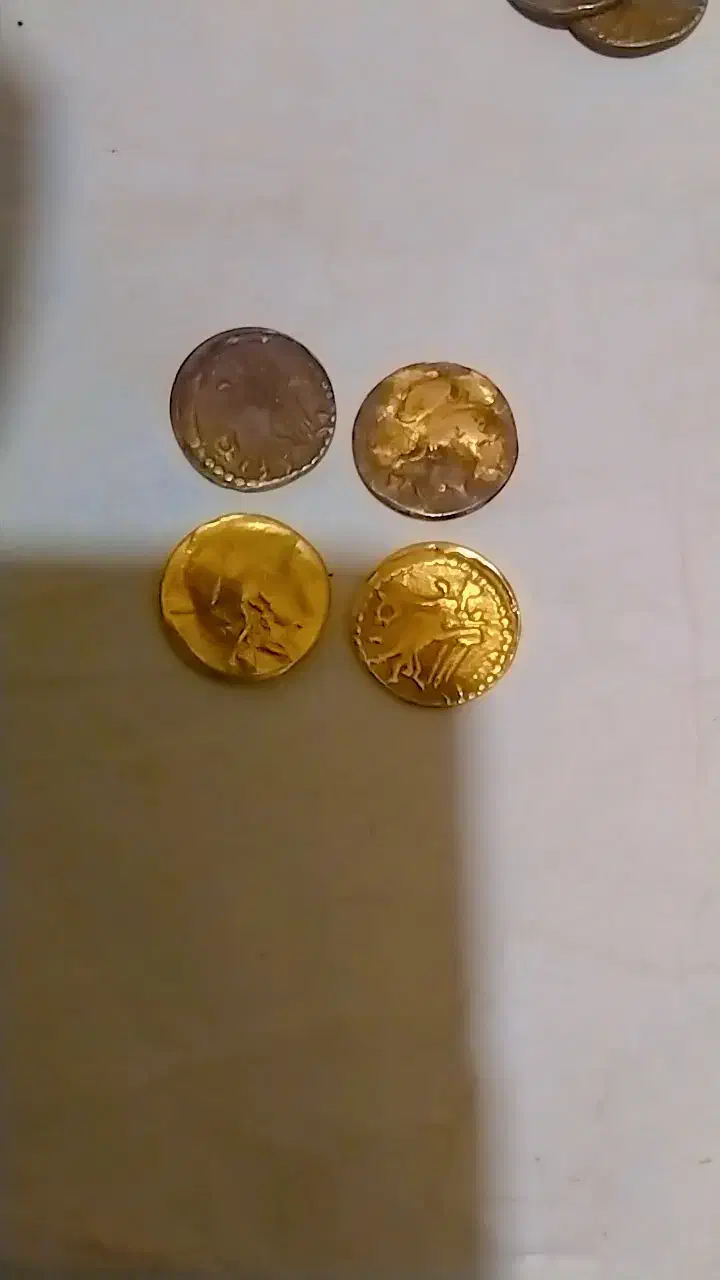 ۴عدد سکه|کلکسیون سکه، تمبر، اسکناس|اندیشه, اندیشه فاز ۵|دیوار