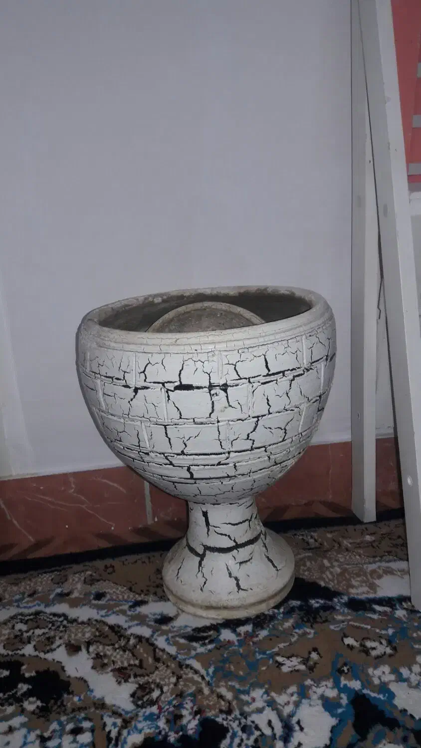 ۲ عدد گلدان سفالی|گل و گیاه طبیعی|صحنه, |دیوار