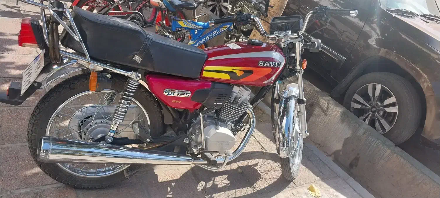 موتور سیکلت ساوین ۱۲۵ انژکتور استارتی ۱۴۰۲|موتورسیکلت|شهریار, شهرک امیریه|دیوار