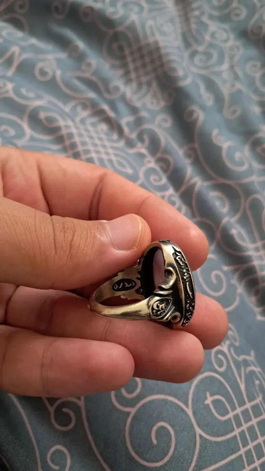 انگشتر عقیق سوسنی|جواهرات|بیله سوار, |دیوار