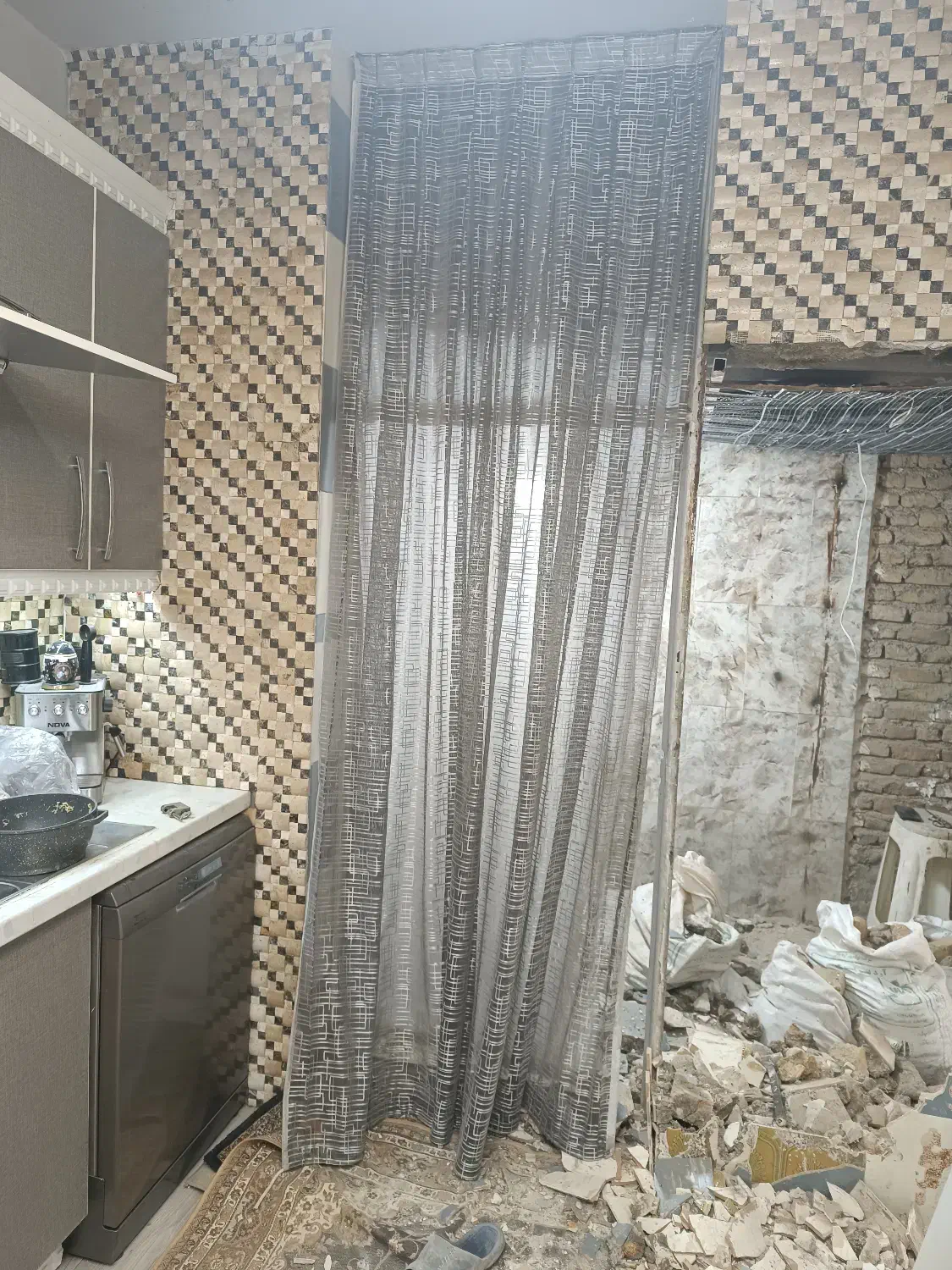 پرده بلند|پرده، رانر، رومیزی|اسلامشهر, چیچکلو|دیوار