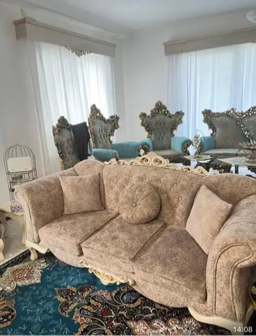 مبلمان ۸ نفره|مبلمان خانگی و میز عسلی|رامسر, |دیوار