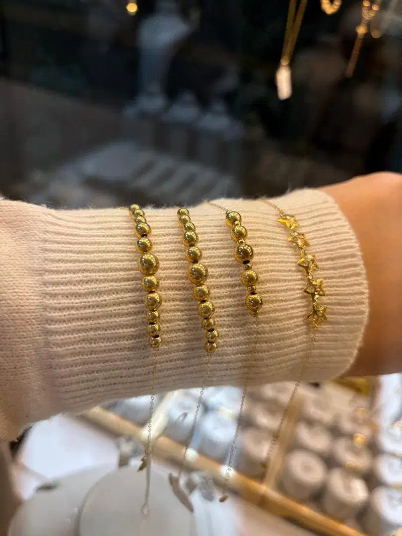 دستبند گوی با نمای زیبا وزن یک گرمی|جواهرات|ایلام, |دیوار