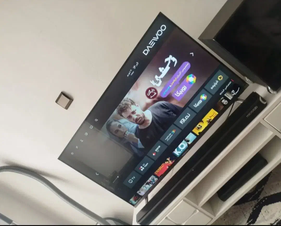 LEDدوو43 اینچ هوشمند|تلویزیون و پروژکتور|فلارد, |دیوار