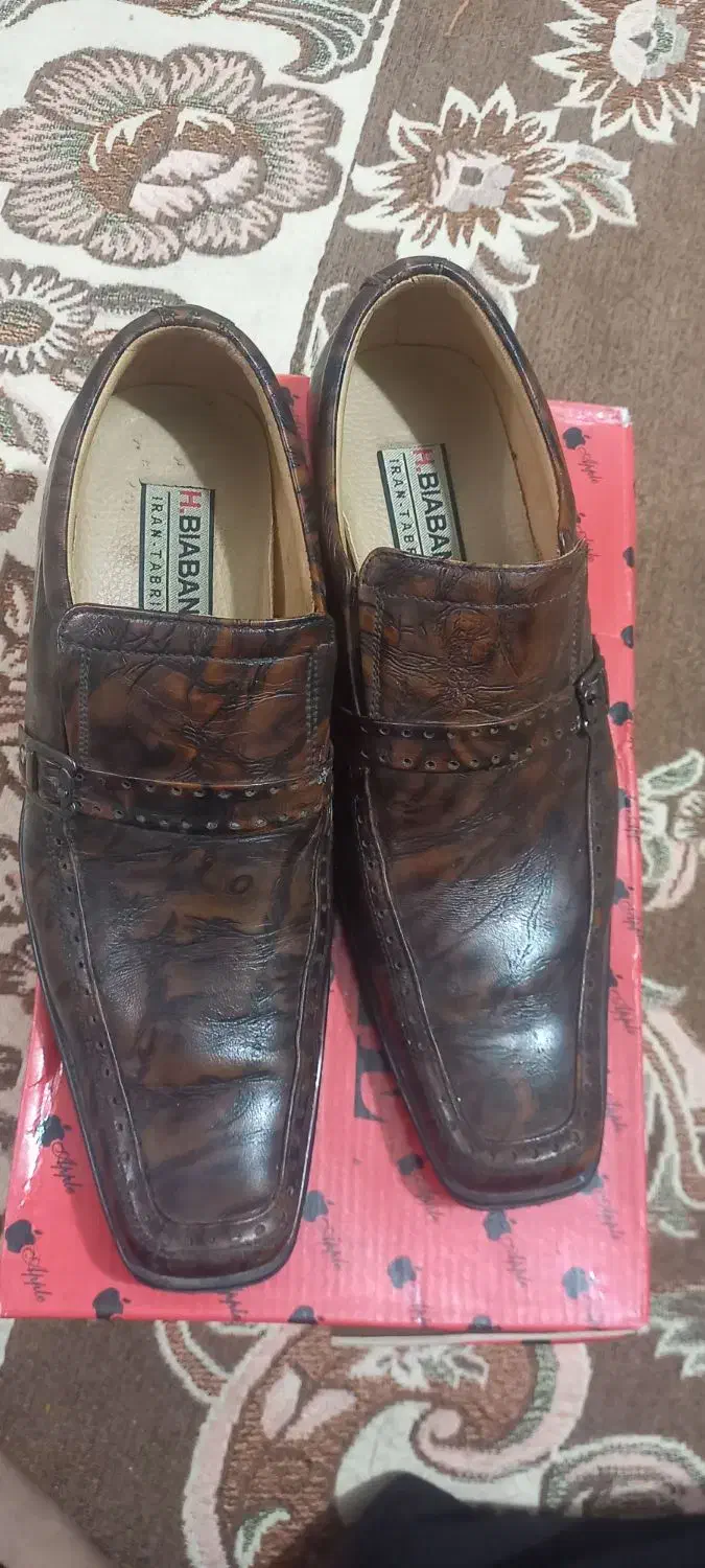 کفش مجلسی چرم|کیف، کفش، کمربند|رشت, معلم|دیوار