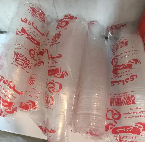 سفره و لیوان|ظروف نگهدارنده، پلاستیکی، یک‌بارمصرف|خمین, |دیوار