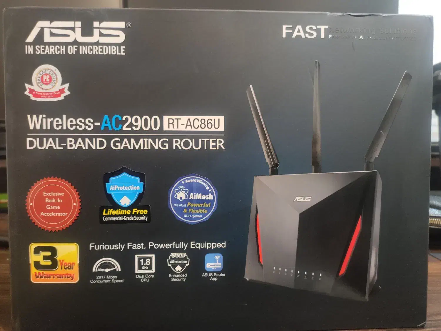 Gamin Router ASUS RT-AC86U|مودم و تجهیزات شبکه|تهران, کرمان|دیوار