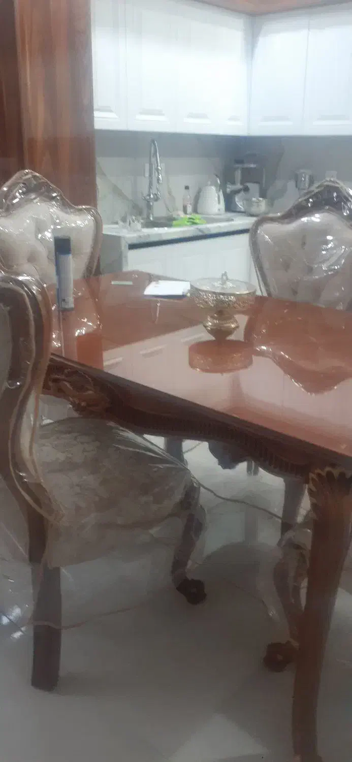 میز غذا خوری|میز و صندلی غذاخوری|کارون, |دیوار