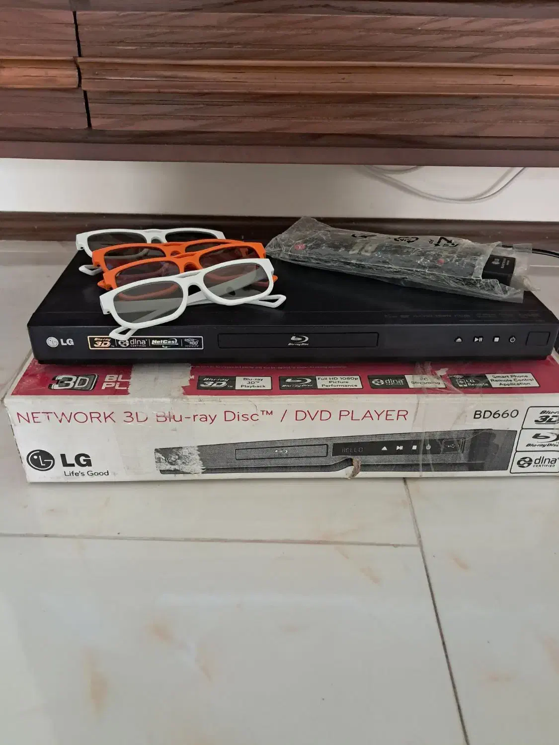 دستگاه دی وی دی بلوری ال جی|پخش‌کننده DVD و ویدیو|پردیس, فاز ۱۱|دیوار