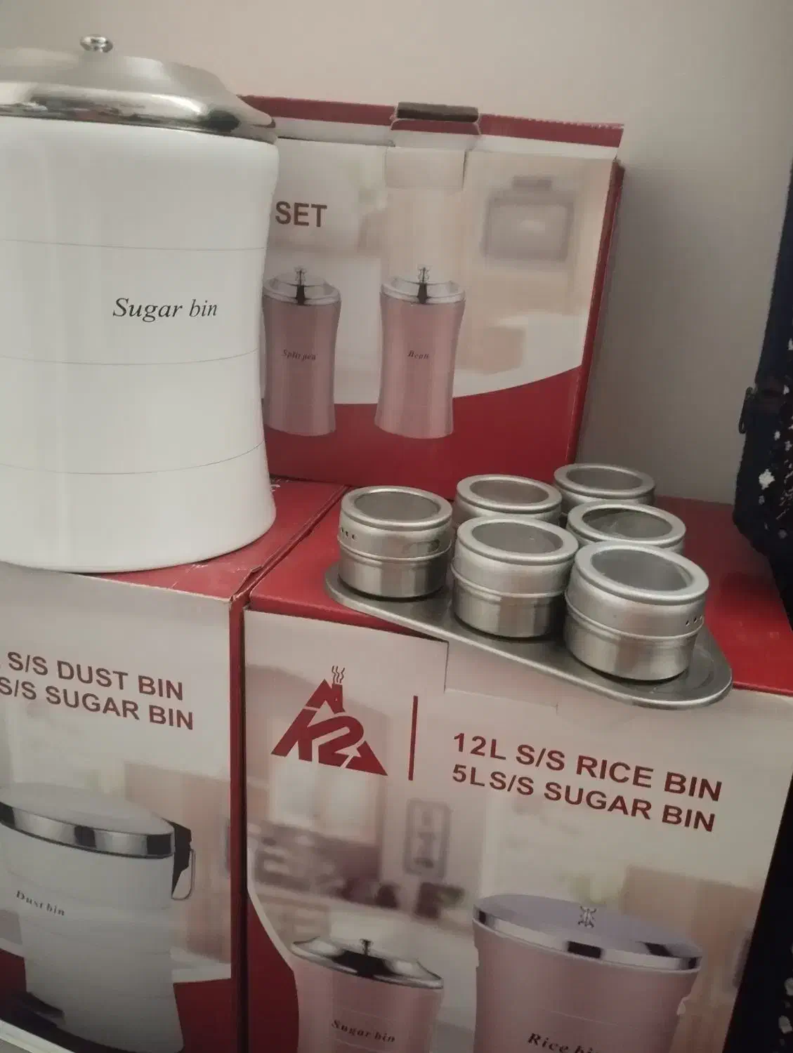 سرویس حبوبات|ظروف نگهدارنده، پلاستیکی، یک‌بارمصرف|رباط‌کریم, نصیرشهر|دیوار