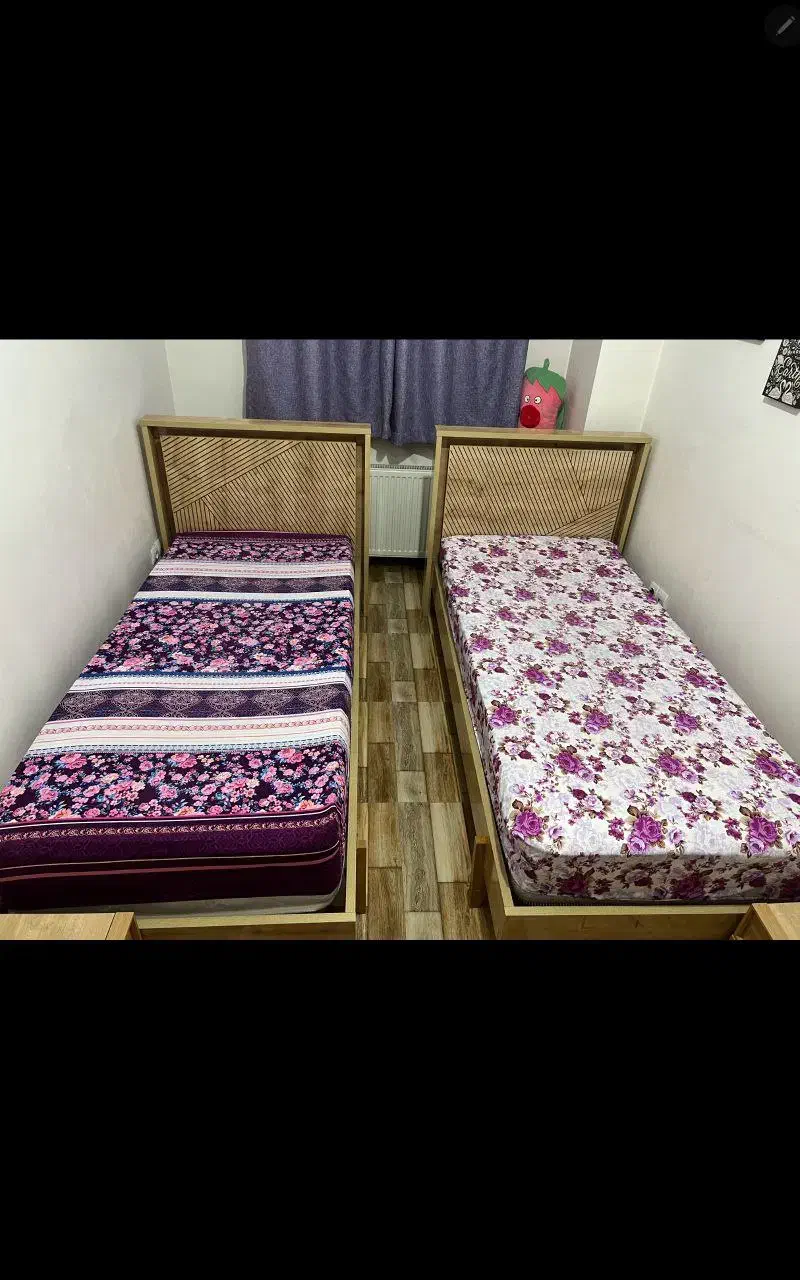 فروش دو عدد تخت جوان|تخت و سرویس خواب|شهریار, شهریار|دیوار