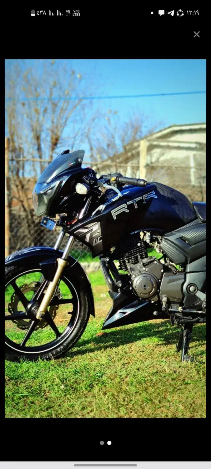 اپاچی ۹۳ مشکی تمیز|موتورسیکلت|گرگان, |دیوار