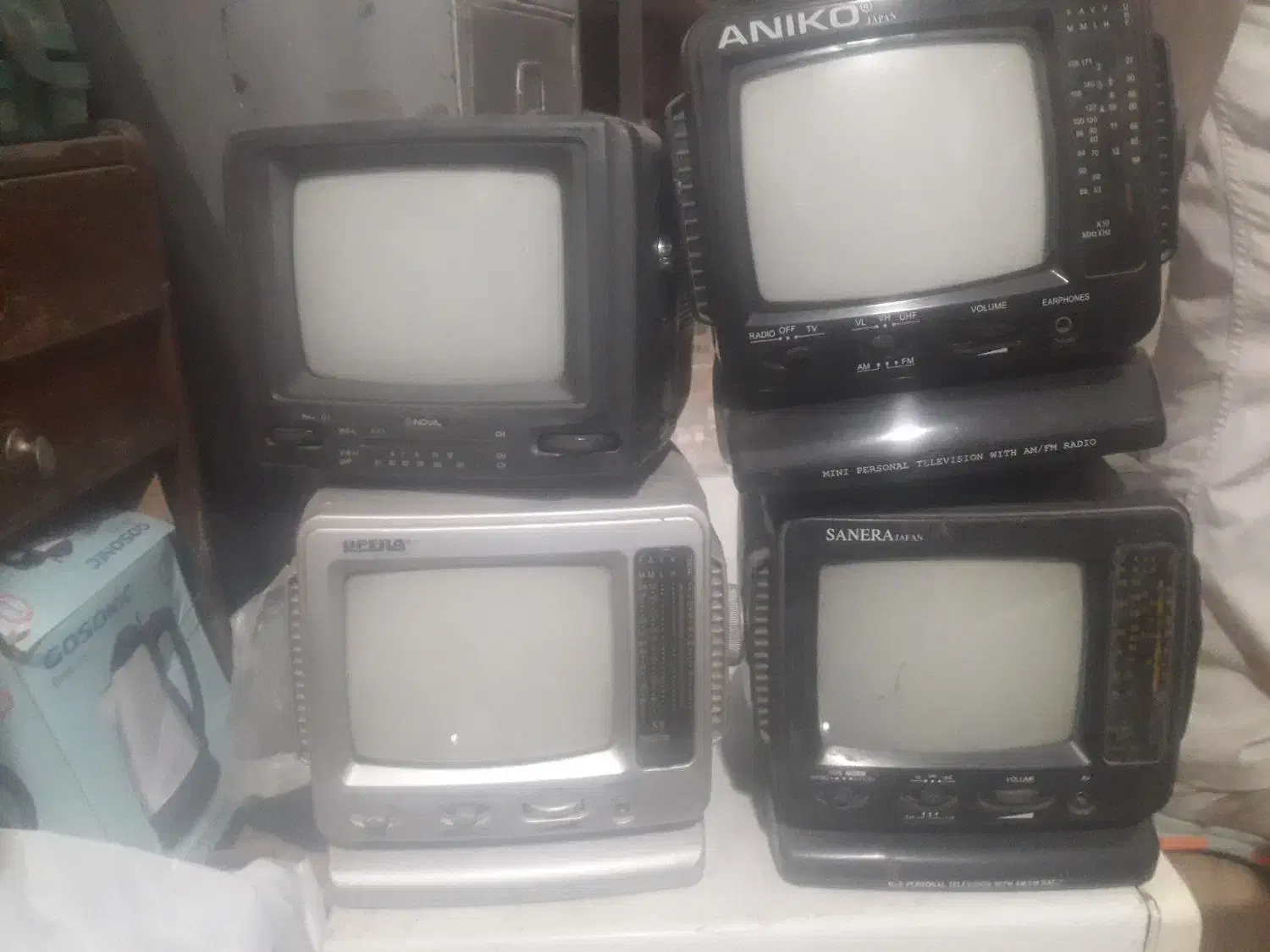 تعدادی تلویزیون ماشین قدیمی|تلویزیون و پروژکتور|گنبد کاووس, |دیوار