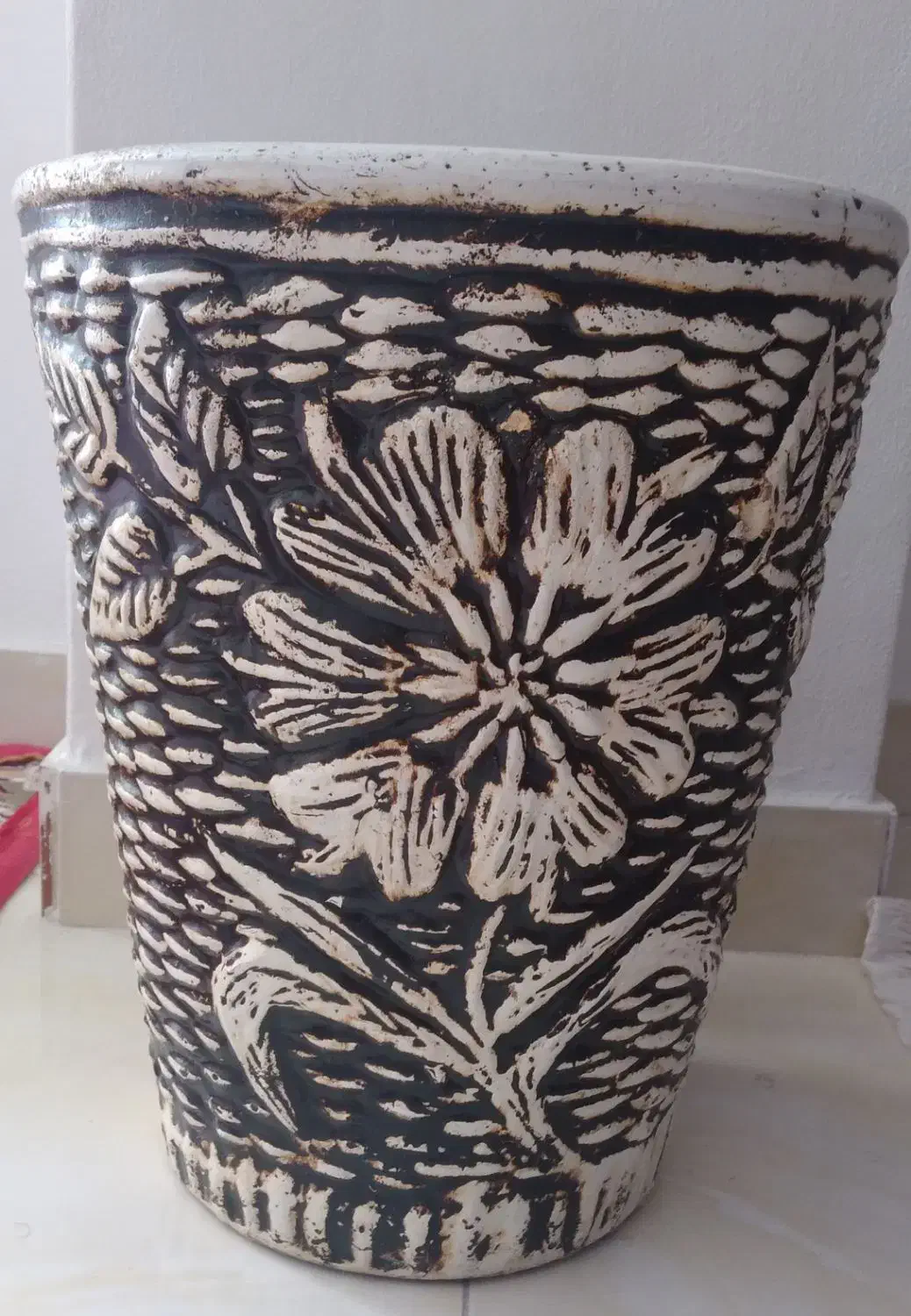 گلدان سفالی|صنایع دستی و سایر لوازم تزئینی|نوشهر, |دیوار