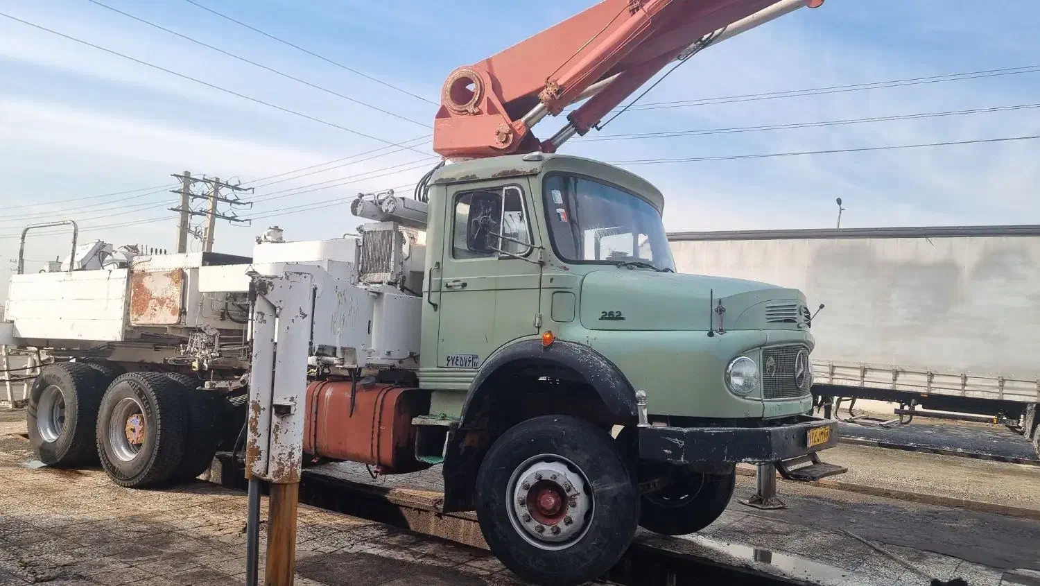 پمپ دکل ۳۲ متری|خودرو سنگین|قزوین, |دیوار