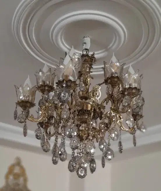 لوستر برنز|لوستر و چراغ آویز|گلستان (تهران), |دیوار