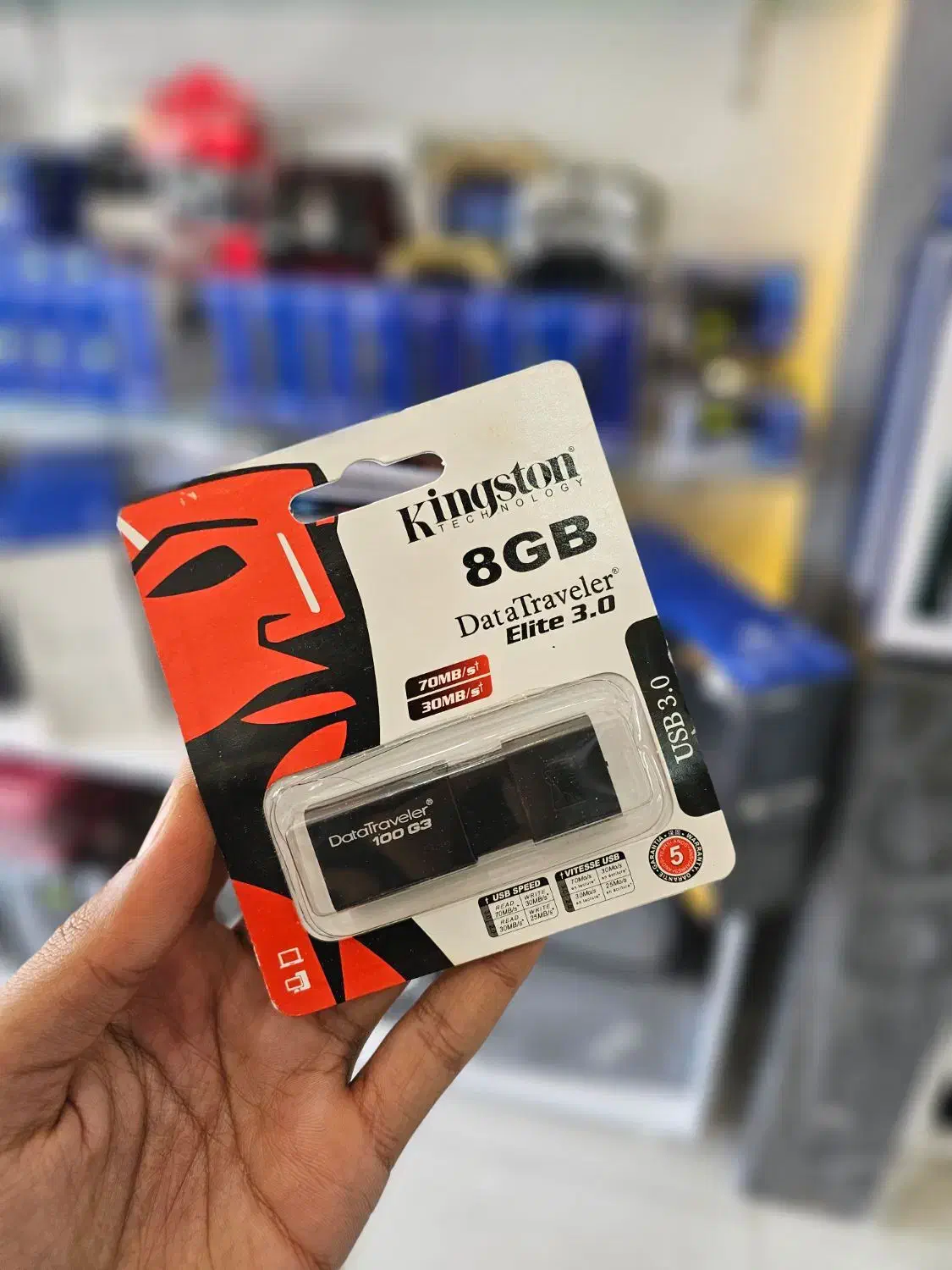 فلش ۸ گیگ کینگستون usb3|قطعات و لوازم جانبی رایانه|یزد, |دیوار