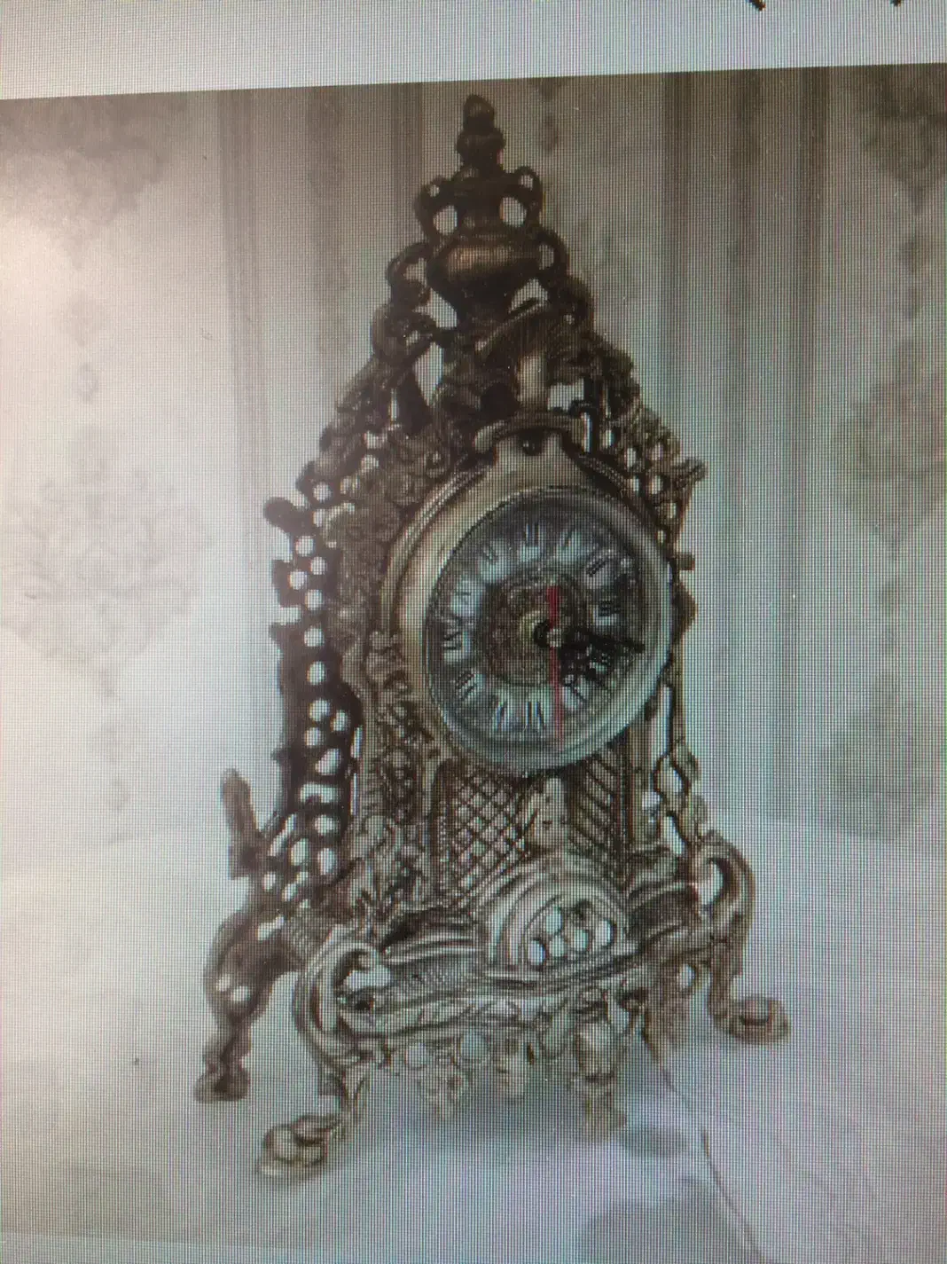 ساعت برنز رومیزی قدیمی و سالم|ساعت دیواری و تزئینی|تبریز, |دیوار