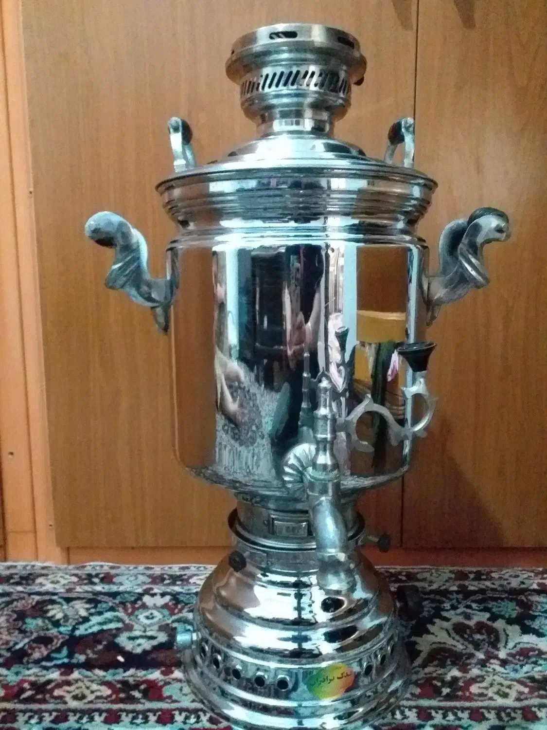 سماور گازی برادران سایز بزرگ  قدیمی سالم|سماور، چای‌ساز، قهوه‌ساز|تبریز, |دیوار