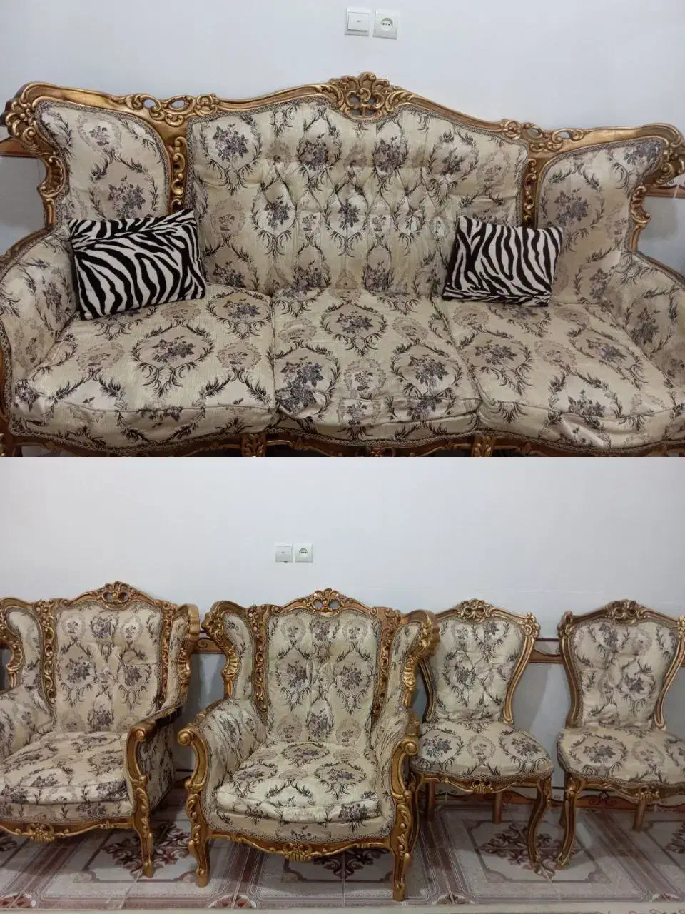 مبل سلطنتی|مبلمان خانگی و میز عسلی|ترکمانچای, |دیوار