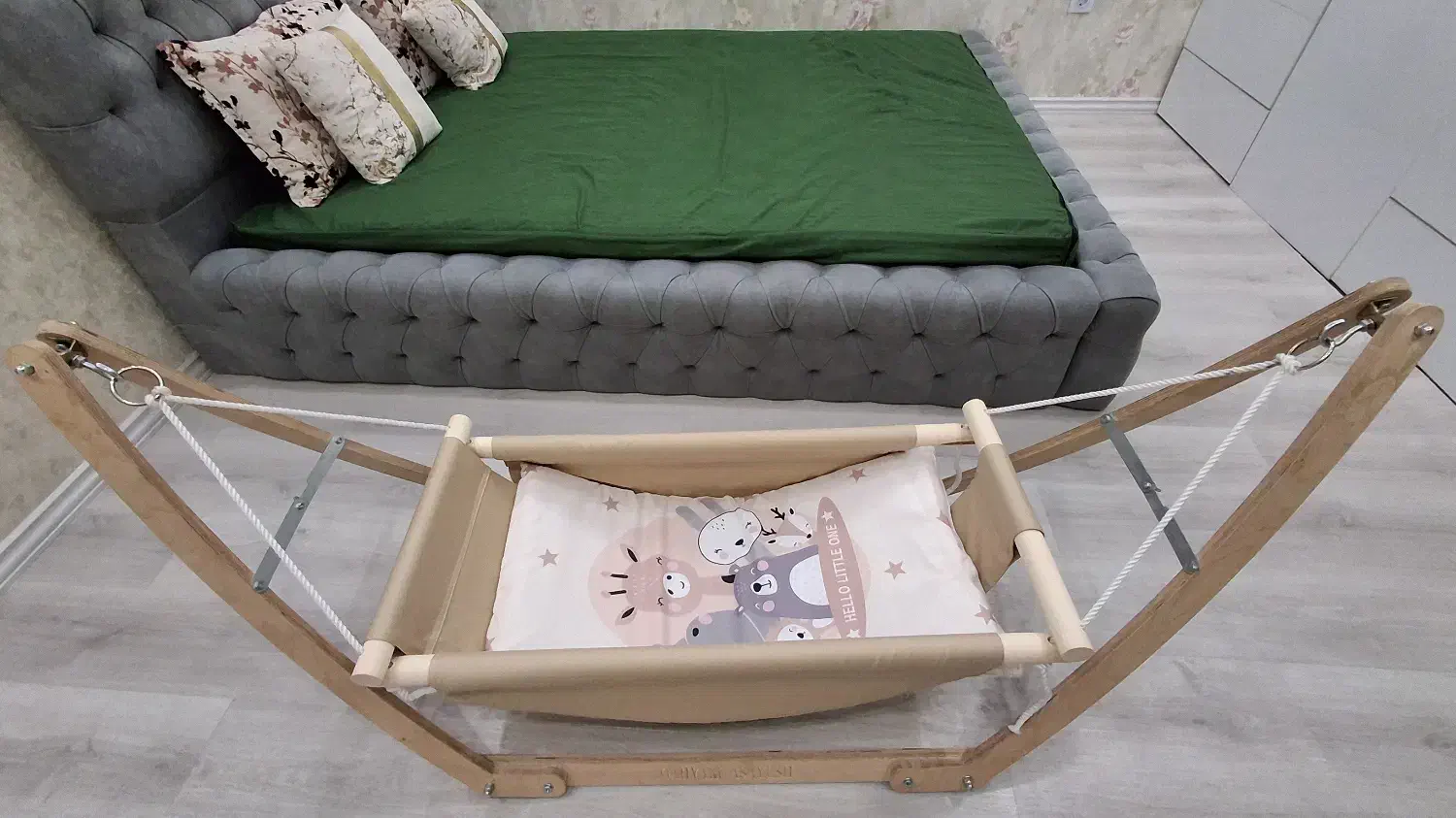 گهواره نوزاد یا ننو|تخت و صندلی بچه|قزوین, |دیوار