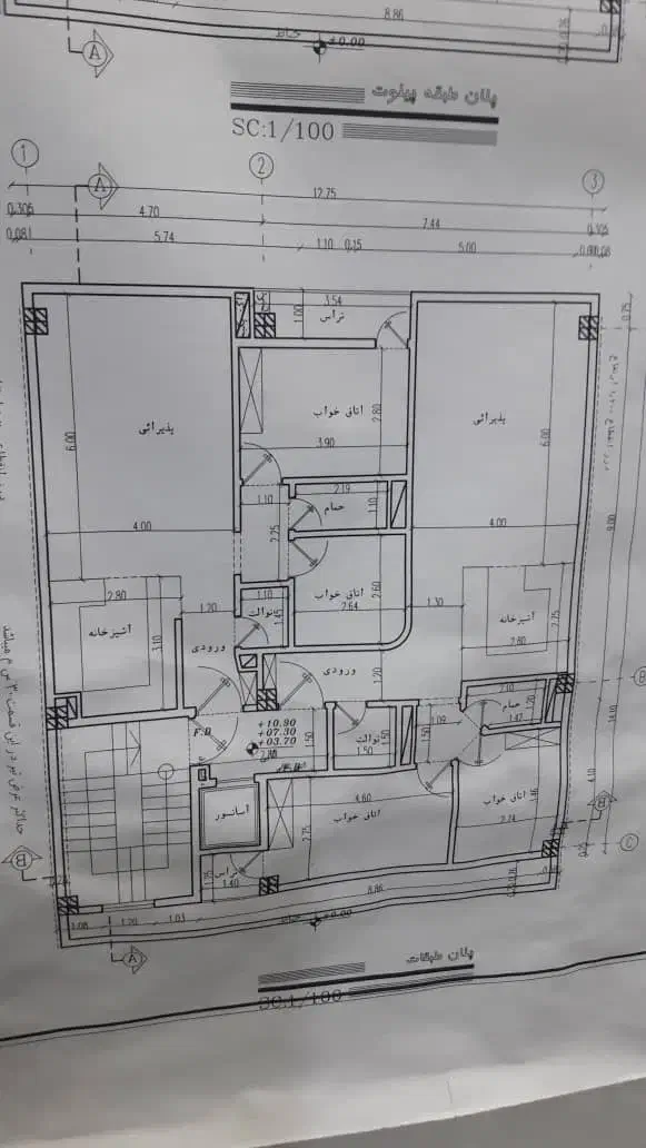 زمین ۱۷۲ متری ۲ نبش با پروانه ۳ طبقه روی پیلوت|فروش زمین و ملک کلنگی|قم, شهرک شهرداری|دیوار