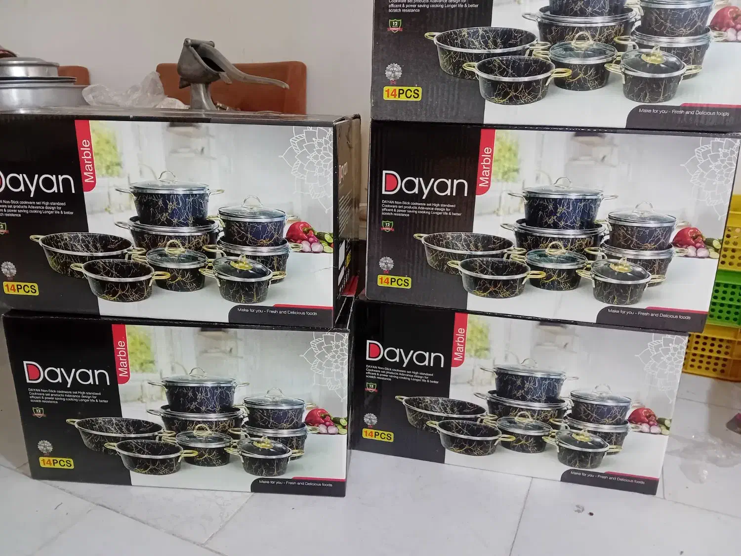 سرویس قابلمه ۱۴پارچه|ظروف پخت‌وپز|کوهسار (البرز), |دیوار