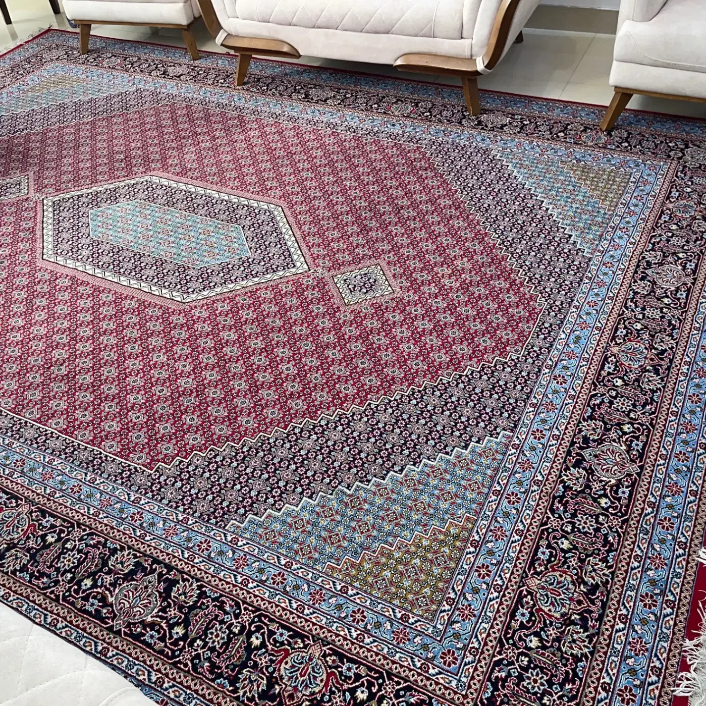 فرس ۱۲متری|فرش|قائم‌شهر, |دیوار