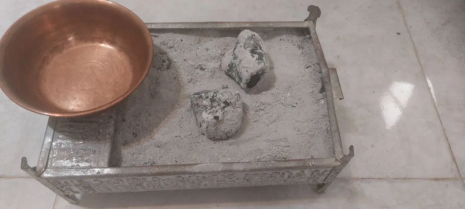 کاسه مسی و منقل|صنایع دستی و سایر لوازم تزئینی|یزد, |دیوار