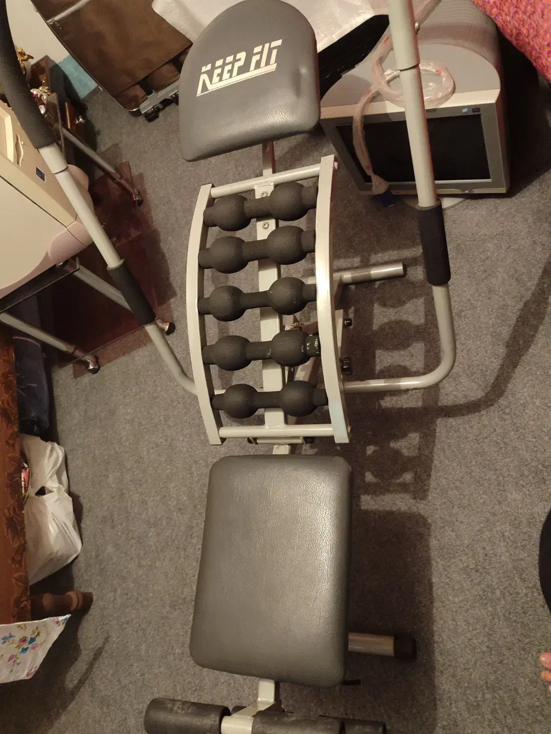 دستگاه درازونشست کاملا سالم|تجهیزات ورزشی|سلماس, |دیوار