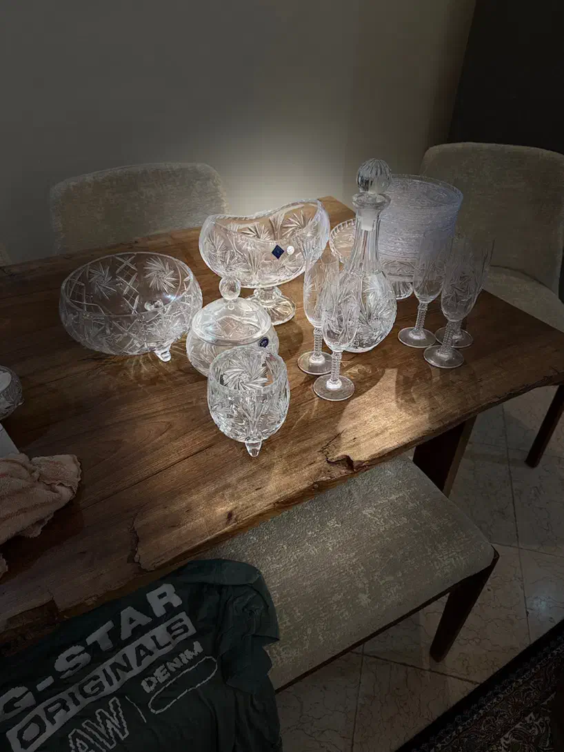 کریستال چک اصل  جهزیه|ظروف سرو و پذیرایی|تهران, پونک|دیوار