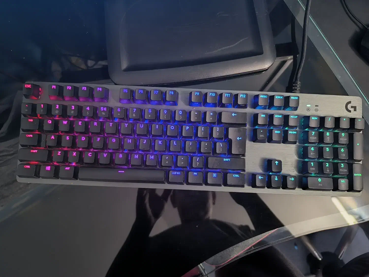 کیبورد گیمینگ لاجیتک g512 carbon blue switch rgb|قطعات و لوازم جانبی رایانه|کرمان, |دیوار