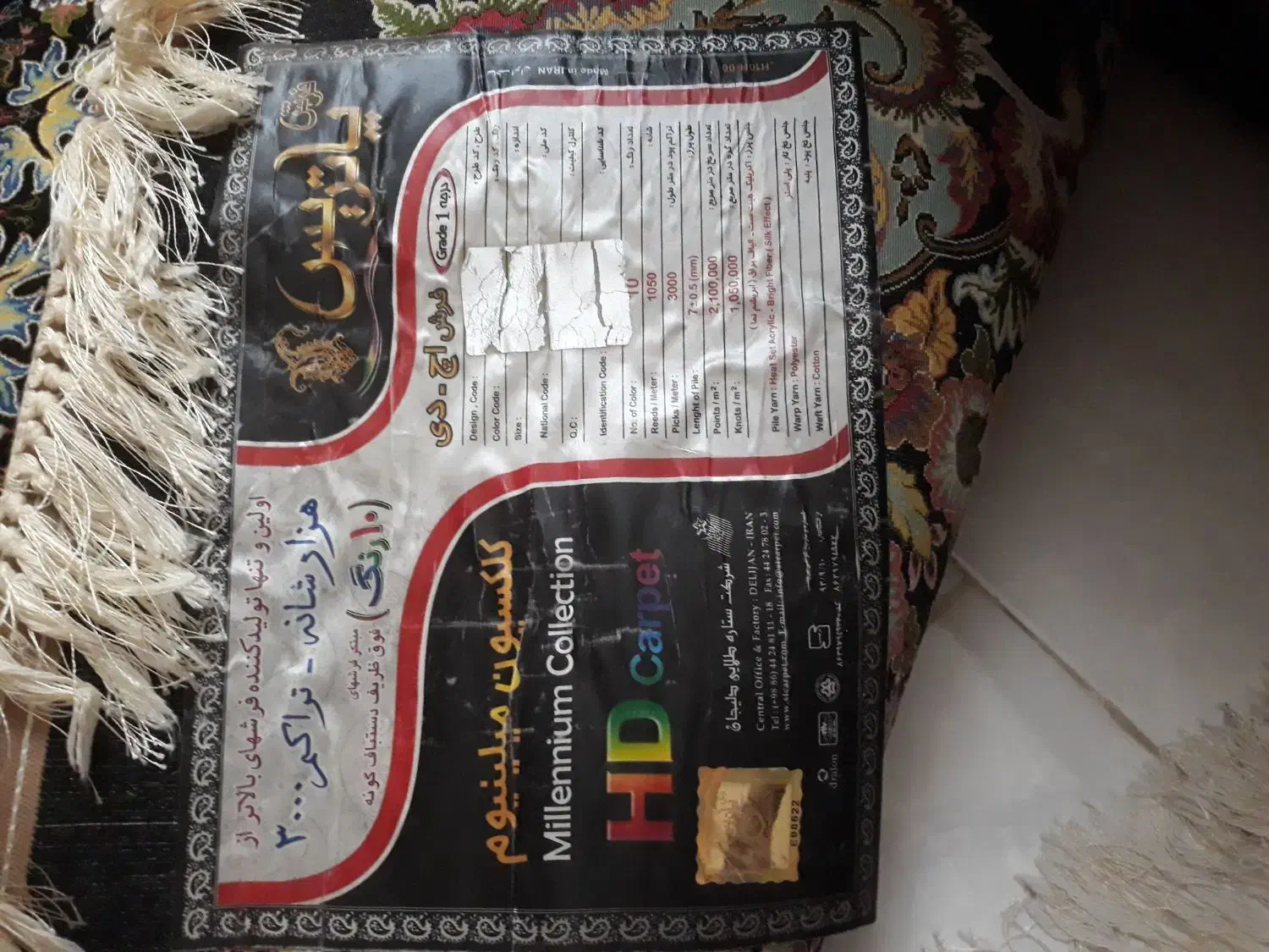 فرش پاتریس ۱۲ متری|فرش|رشت, نامجو|دیوار